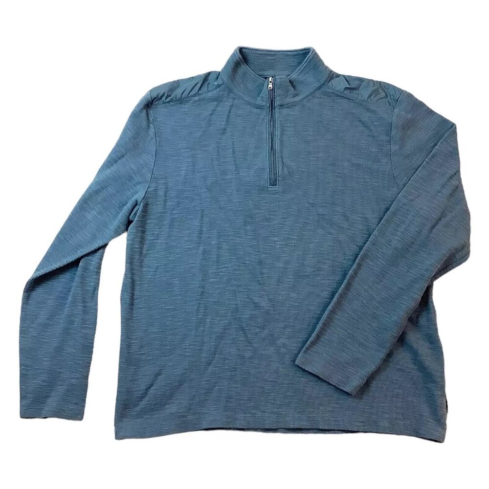 Michael Kors Mens Long Sleeve Sweater XX-Large 2XL Blue